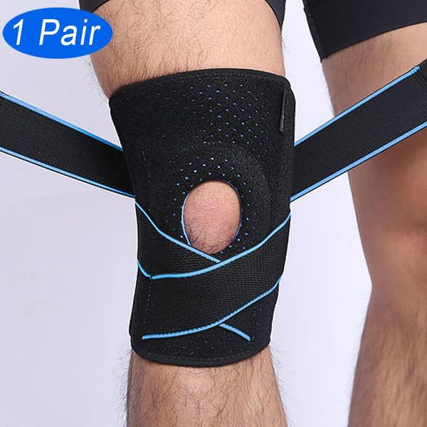 

pair silicone knee brace support compression joint pads sleeves bandage for sport professional protective tennis cycling elbow &, Black;gray
