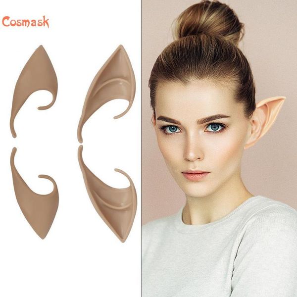 

party masks cosmask halloween angel elf ears fairy cosplay accessories christmas latex soft prosthetic tips false props
