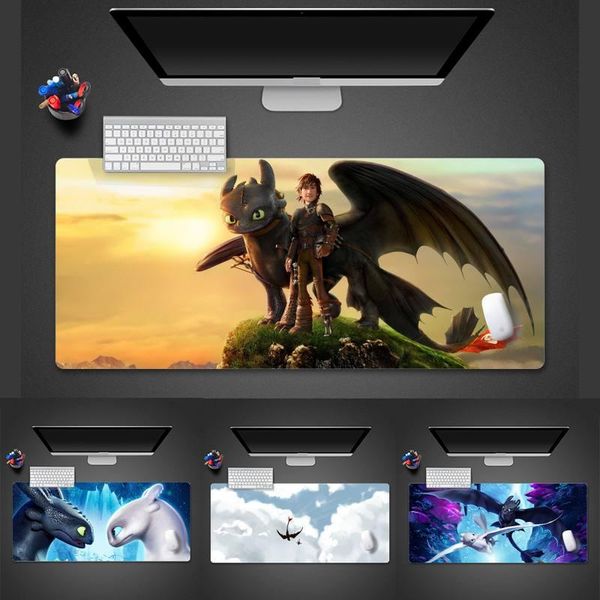 

mouse pads & wrist rests how to train your dragon customized computer lapanime protect game office work mat pad x xl non-slip cushion