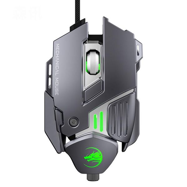 

mice mechanical gaming mouse gamer rgb backlight 3200 dpi wired usb macro programmable pc ergonomic lapaccessories