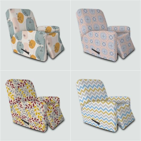 

chair covers lounge recliner cover relax lazy boy spandex sofa slipcovers digital printed all-inclusive massage armchair