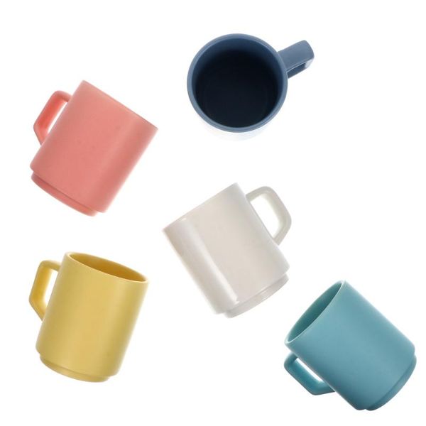 

mugs 5 pcs convenient beverage cups household coffee portable