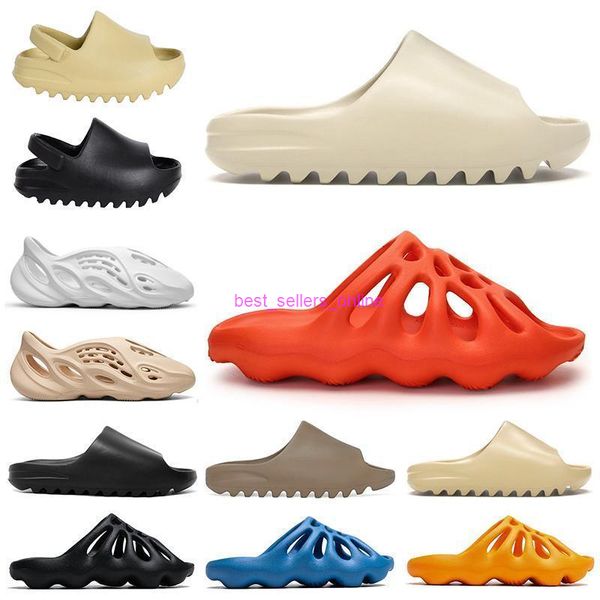 

slide men women 2021 bone earth slipper brown desert sand resin designer shoes sandals foam runner size eur36-45