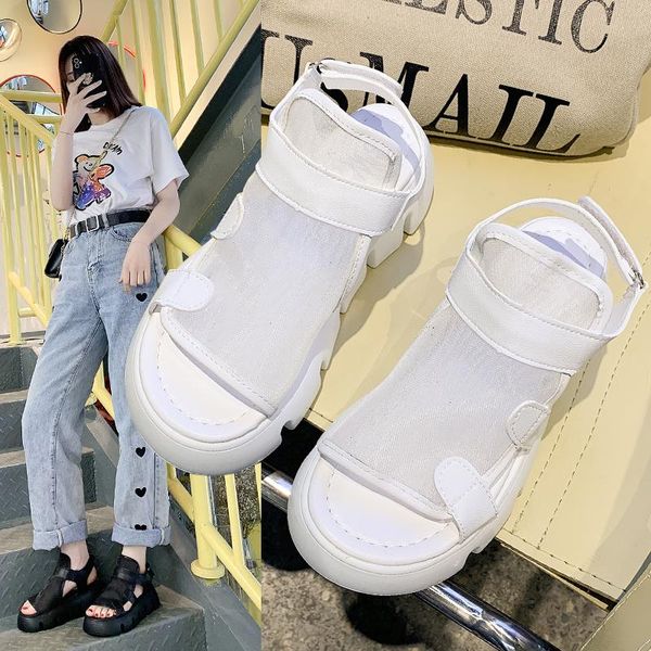 

sandals women 2021 mesh gauze hollow lightweight platform sneakers casual shoes x831, Black