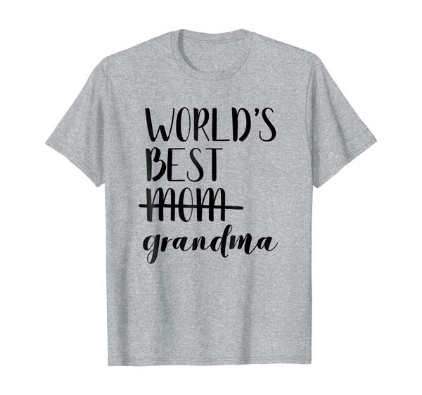 

world's mom/grandma t shirt promoted announcement, White;black