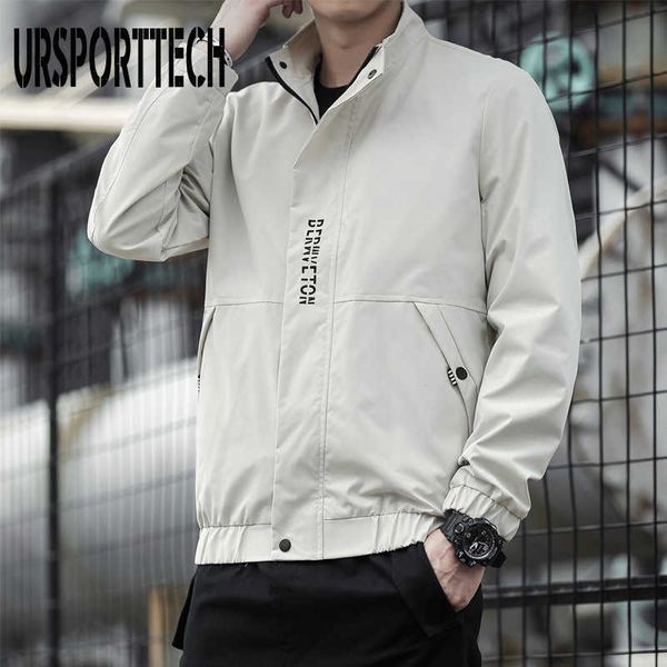 

spring men jacket oversized hip hop street wear sweatshirts skateboard zipper bomber jacket men overcoat men's jacket 210528, Black