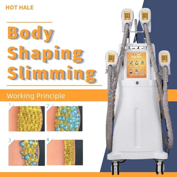 

2022 cryolipolysis fat ing machine super slimm beauty equipment 4 cryo handles can work together ce/dhl