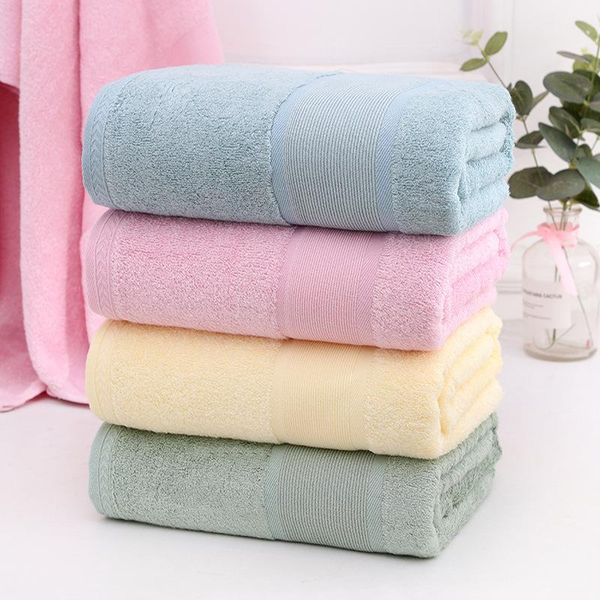 

towel 70x140cm thick bamboo fiber bath super absorbent quick-drying soft household bathroom beach