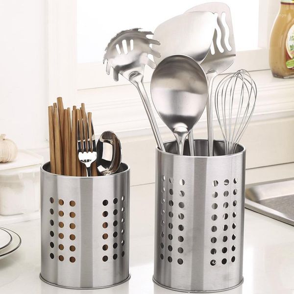 

kitchen stainless steel utensil cooking spoon tool multi-function storage chopstick holder m56