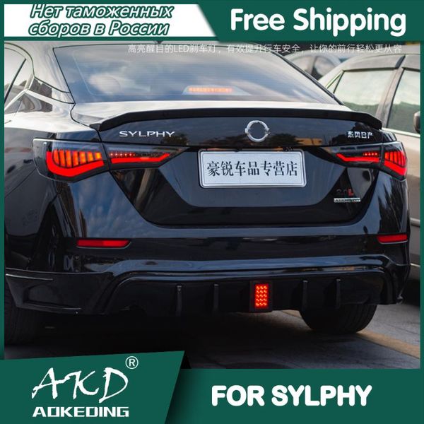 

other lighting system car styling taillights for sylphy led tail light 2021-2021 sentra lamp drl rear turn signal automotive accessor