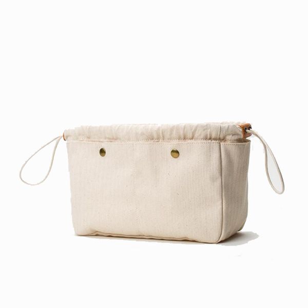 

soft canvas handbag organizers, sturdy purse insert organizer bag, 3 sizes lj201008
