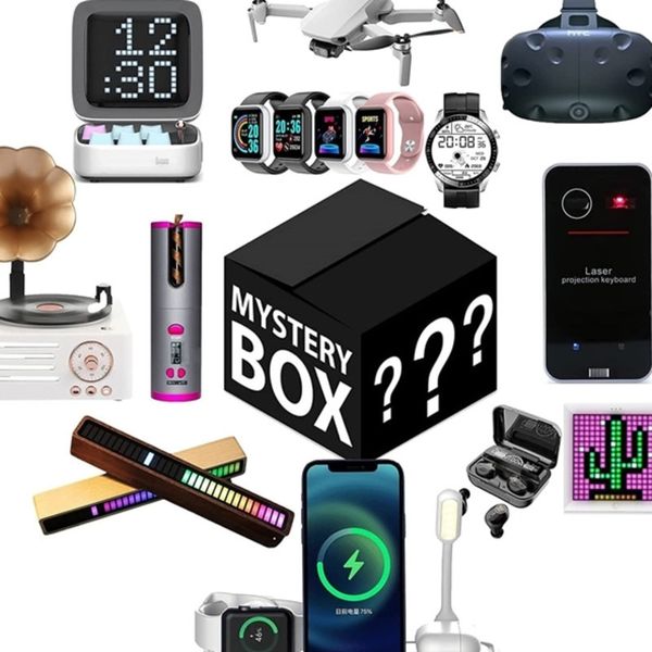 

mystery boxes, various electronic products, anything possible random stuff lucky box,make a great surprise gift for your family1277
