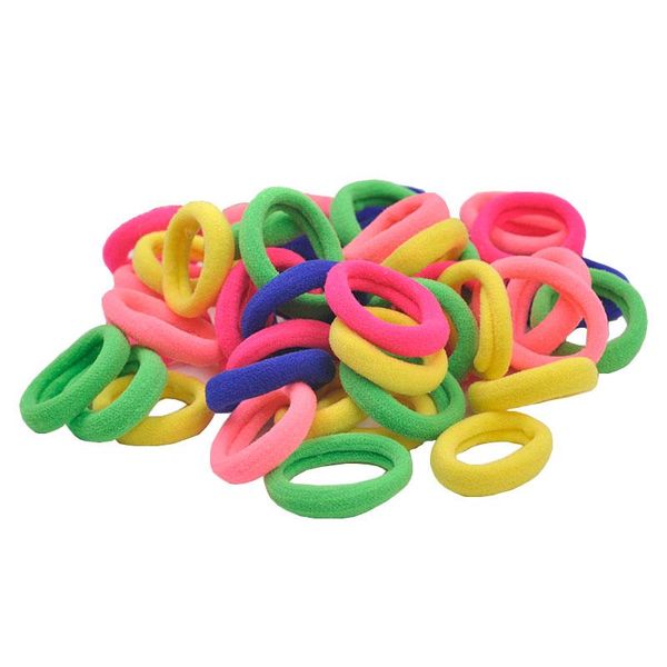 

hair accessories aikelina 2021 wholesale 50pcs/lot kids elastic ties ponytail holder ponies scrunchies for girls rubber band, Slivery;white