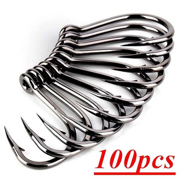 

fishing hooks onevan 100pcs pipe hook fish tackle accessories (size:#8-12)