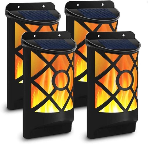 

solar lamps landivi wall lamp led flame outdoor garden light landscape decoration home induction
