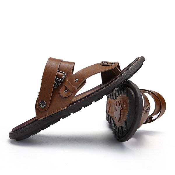 

mens women sport trainers large size off sandals summer slippers dual-use sandal waterproof non-slip resistant beach shoes flip flops code:, Black