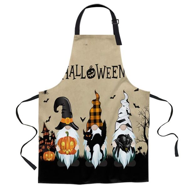 

aprons halloween gnome crow bat apron kitchen baking accessories for women cooking