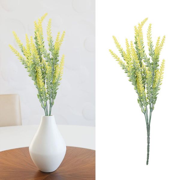 

heads wedding artificial flowers lavender fake bridal bouquet party home decor decoration po props decorative & wreaths