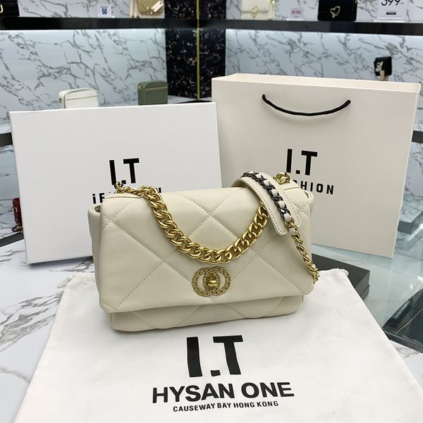 

new handbags super fire women's fragrance 2021 leather rhombic chain flap bag versatile one shoulder messenger factory direct sale