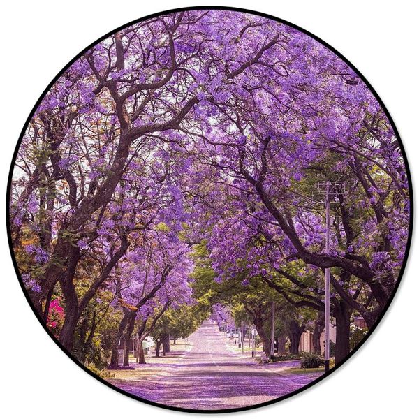

carpets cherry tree branch printed large round for living room bedroom area rugs soft home decor rug kitchen mats
