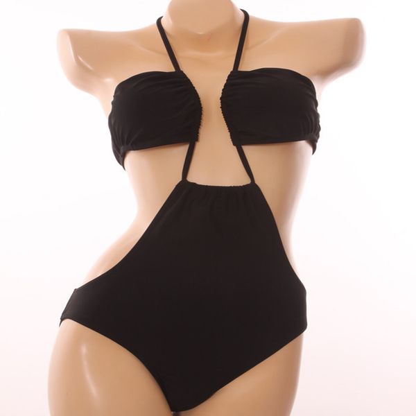 

swimsuit new one piece strap bikini women, White;black