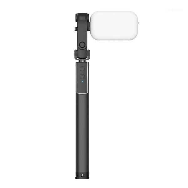 

mobile phone live stand selfie stick fill light bluetooth remote control tripod stick11