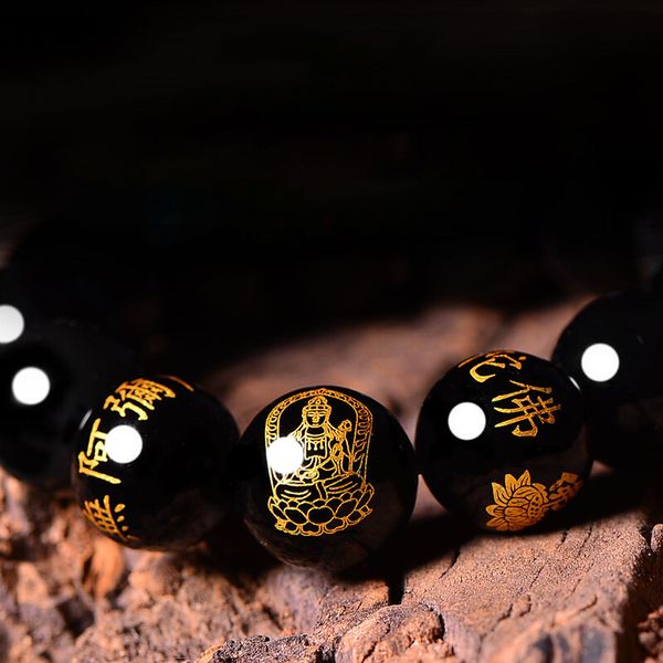 

design bracelet fashion natural rainbow eye obsidian zodiac, Golden;silver