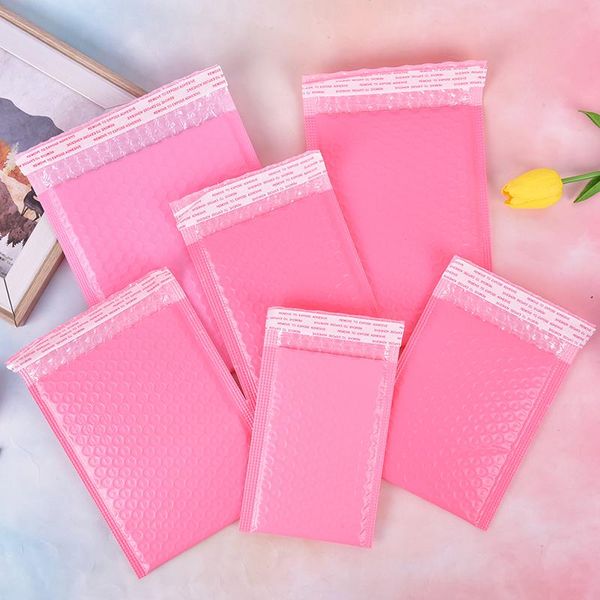 

gift wrap bubble envelope bag 1pc envelopes mailing pink self seal padded packaging mailers foam bags