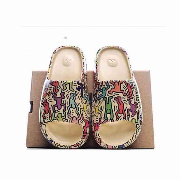 

fashion brand slippers foam men super great quality runner outdoor basketball football soccer sneakers sports sandal summer bedroom party 8k, Black