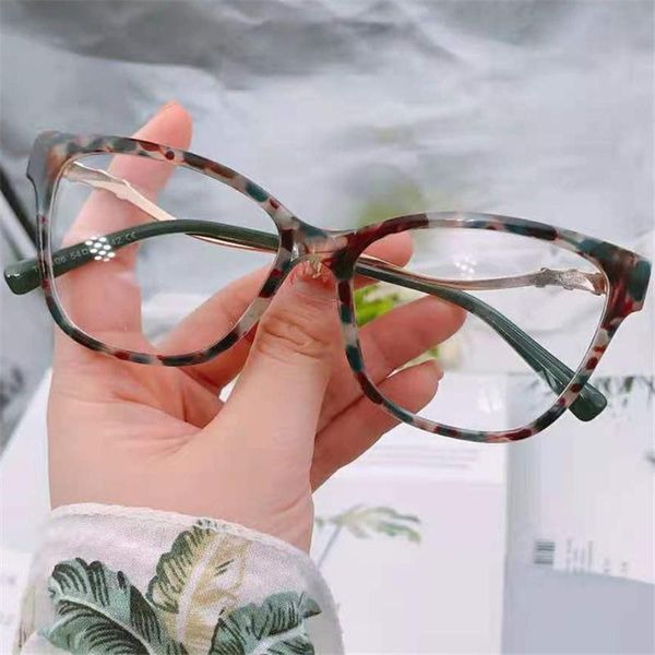 

fashion sunglasses frames classic anti-blue light glasses frame women cat eye metal optical eyeglasses vintage tr90 computer spectacle men, Black
