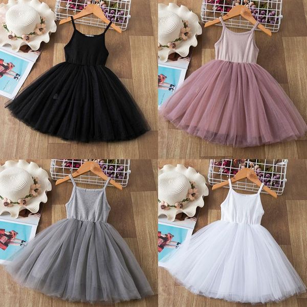 

kids short sleeve lace drsses for girls party dress sleeveless vest birthday tutu dresses children summer 3 6 7 8 years vestidos girl's, Red;yellow