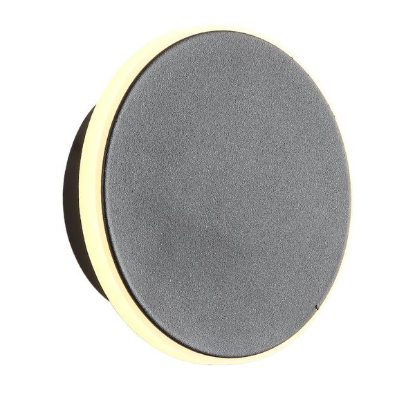 

wall lamp led light nordic lampada 5w white black square round bathroom stair bedroom lamps 8pcs