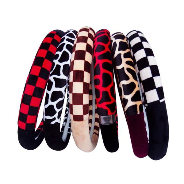 

steering wheel covers automobile plush cover, 3-purpose interior parts.