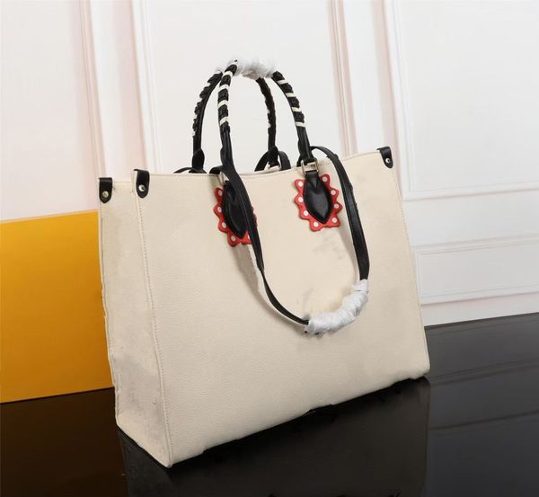 2022 Onthego Borse a grande capacità Fashion Sac Femme Designer in pelle Borse a tracolla Donna Borsa a mano Maniglia Lady Shopping Bag 02