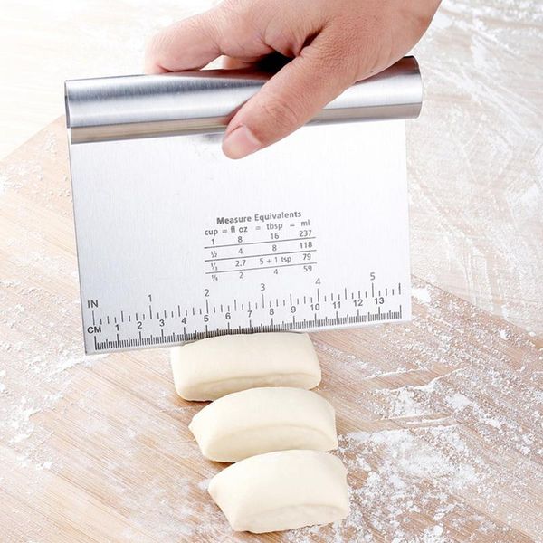 

stainless steel pastry scraper dough bench for cooking baking & tools