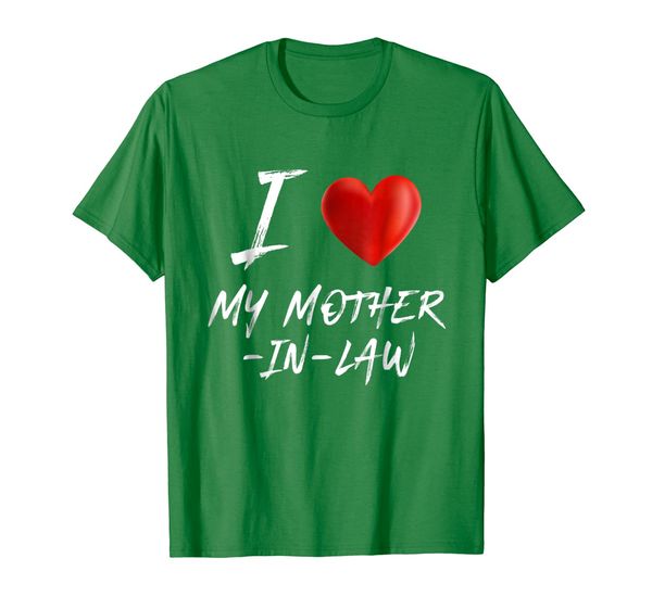 

i love heart my mother-in-law family reunion t shirt, White;black