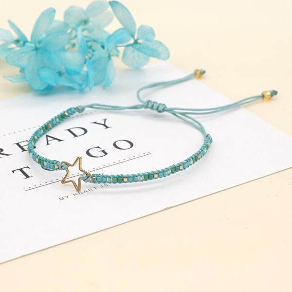 

charm bracelets go2boho miyuki beads jewellery star bracelet for women handmade friendship jewelry gift girl pulseras accessories, Golden;silver