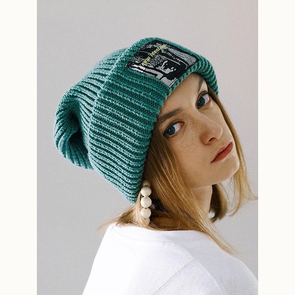 

beanies winter beanie hat for women men knitted skullies ladies warm bonnet cap korean trendy oversized