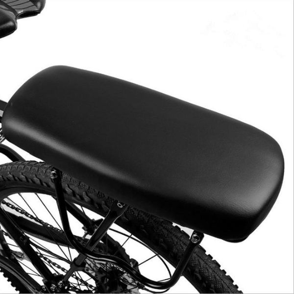 

bike saddles bicycle back seat cycling mtb mountain pu leather soft comfortable cushion rear rack children pad