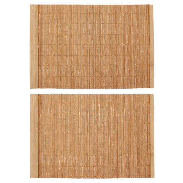 

bath mats 2pcs fashion bamboo wood placemats anti-slip table mat waterproof