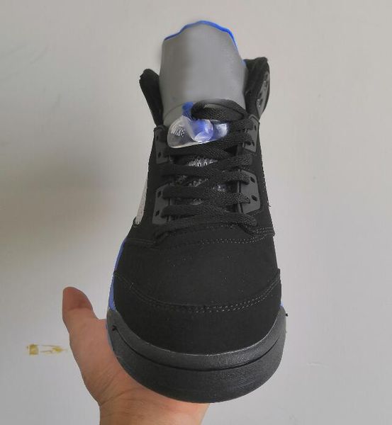 

5 racer blue men basketball shoes dj7903-xxx quai 54 5s black blue-reflective silver white-cool grey varsity red outdoor running sneake234s