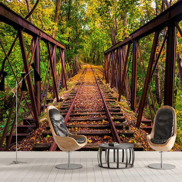 

wallpapers dropship custom po wallpaper modern track path beautiful green forest 3d wall murals cafe restaurant backdrop papers