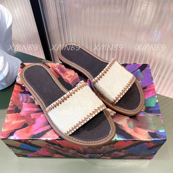 

latest women luxury designer ladies slippers 2021 classic fashion all-match high-quality embroidered soft home shoes, Black