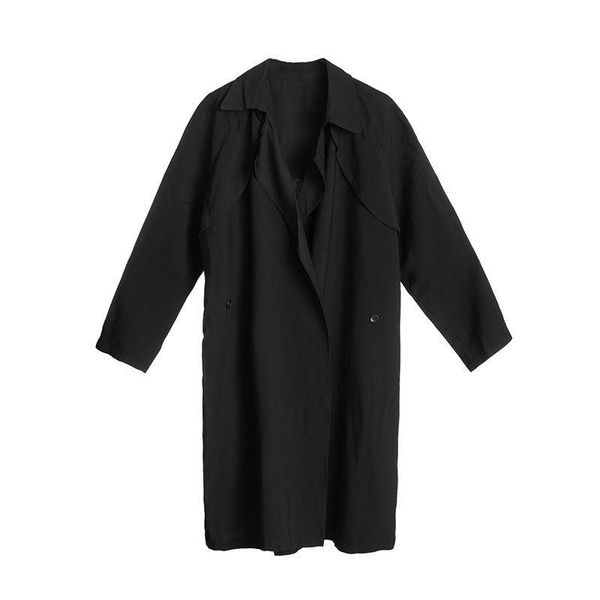 

women's trench coats fy1063 fad spring autumn winter women casual ladies work wear nice jacket woman female ol long coat, Tan;black