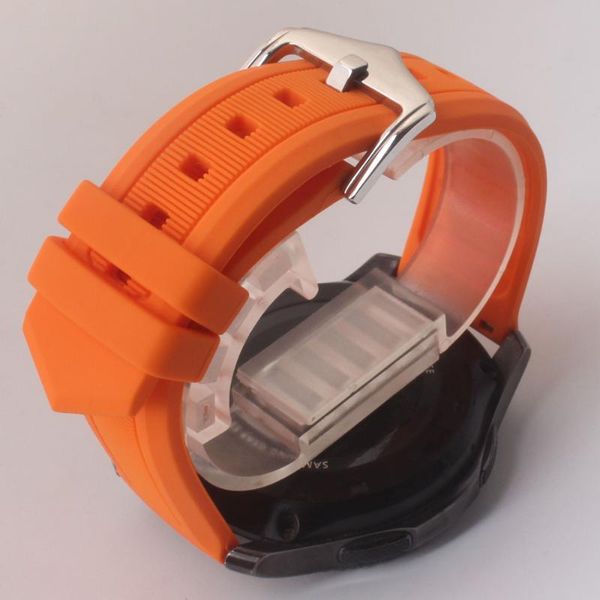 

watch bands watchbands many width fit common watches wristwatches sport mens womens orange accessories strap 12 14 16 18 19 20 21 22mm, Black;brown