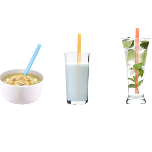

drinking straws 4pcs silicone straw set reusable with 1pc brush portable for mugs love-shaped decorative