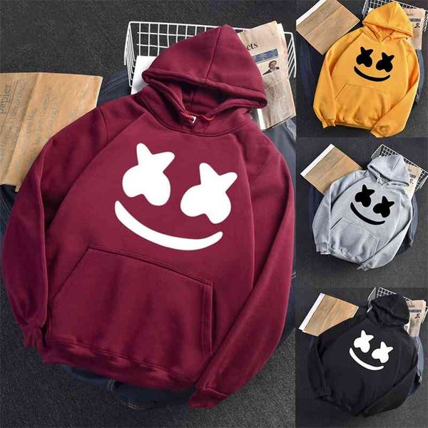 

marshmello hoodie edm dj sweatshirt fan concert men's and women's new print, Black