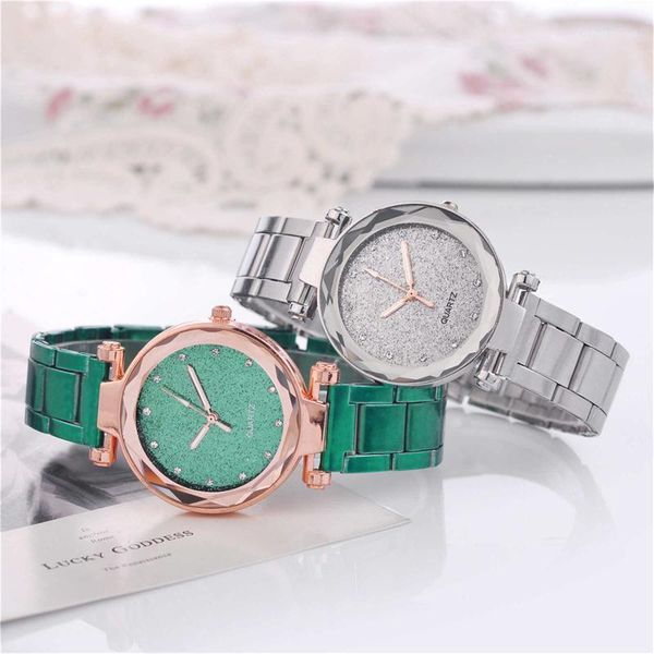 

wristwatches luxury women watches magnetic starry sky female clock quartz wristwatch fashion ladies wrist watch relogio feminino, Slivery;brown
