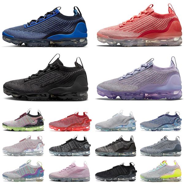 

original fly knit 2021 flynit-2020 mens womens designer running shoes game royal dark grey oreo obsidian triple black smoke grey stone blue, White;red