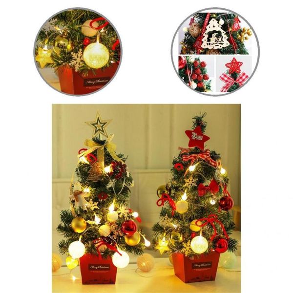 

christmas decorations hard to fade pvc led beautiful handmade tree model for gifts